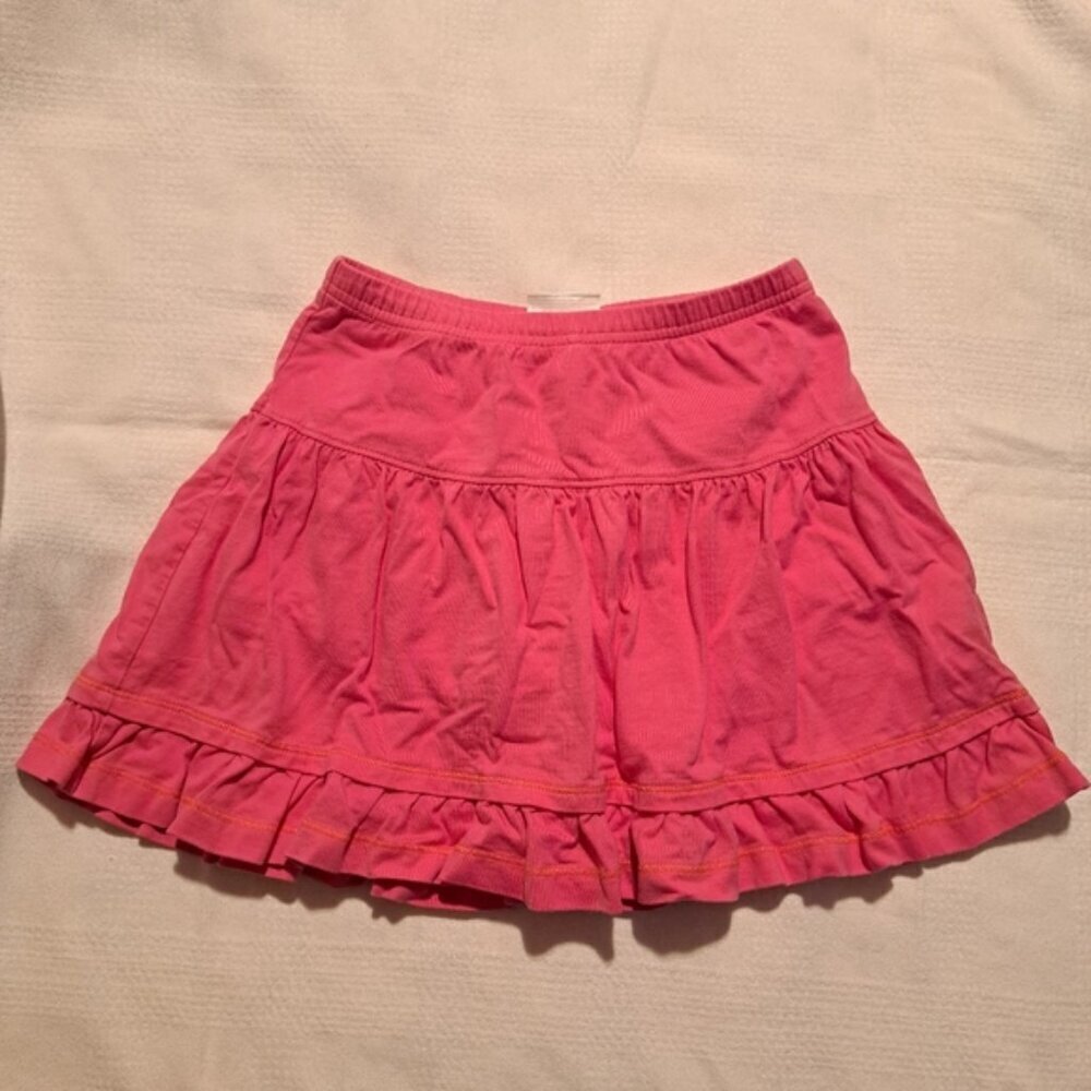 Hanna Andersson girls size 110 or 5 pink with orange accent, modesty shorts